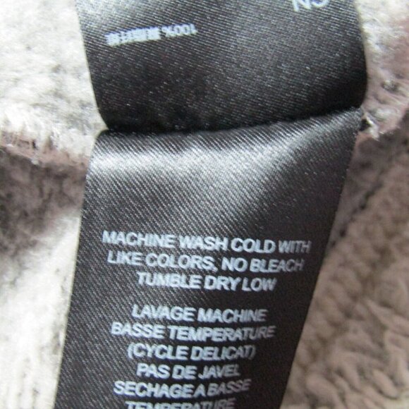 Kuhl Alaska Vest Fleece Sherpa Hooded Gray Cream Womens Size XL Full Zip Pockets - Picture 8 of 10